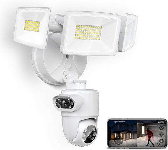 Onforu 360° Auto Tracking Dual-Lens Security Floodlight Camera SX11