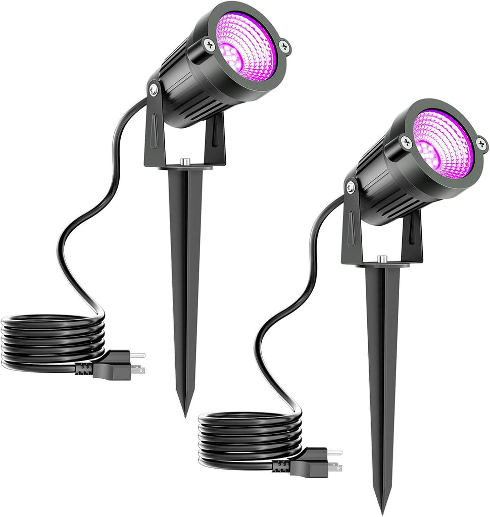 Onforu 12W Purple & Orange Dusk to Dawn Spotlights SD03