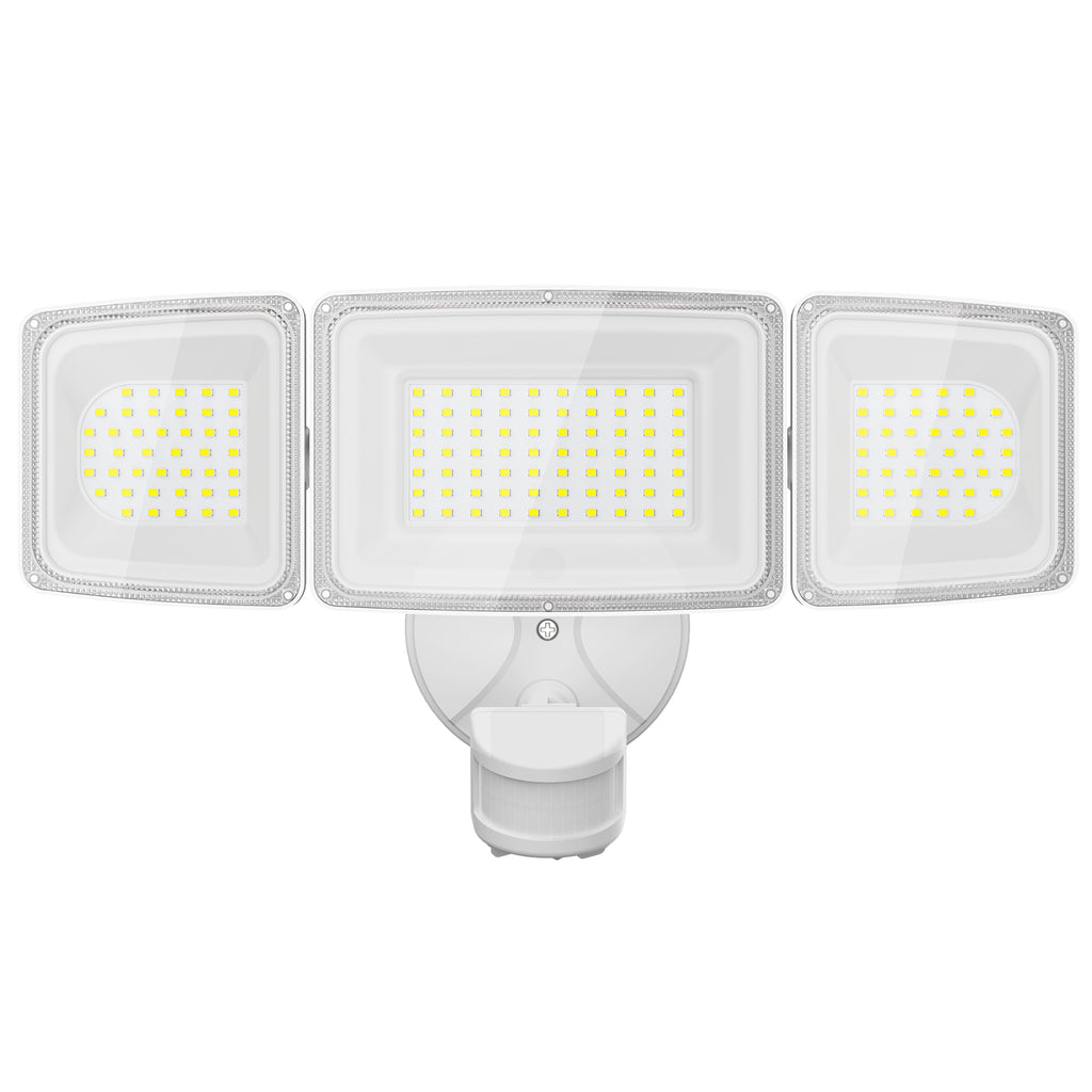Onforu 100W Outdoor LED Motion Detector Lights White