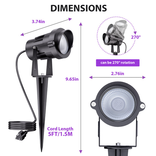 Onforu 18W Black Light Spotlight SD01