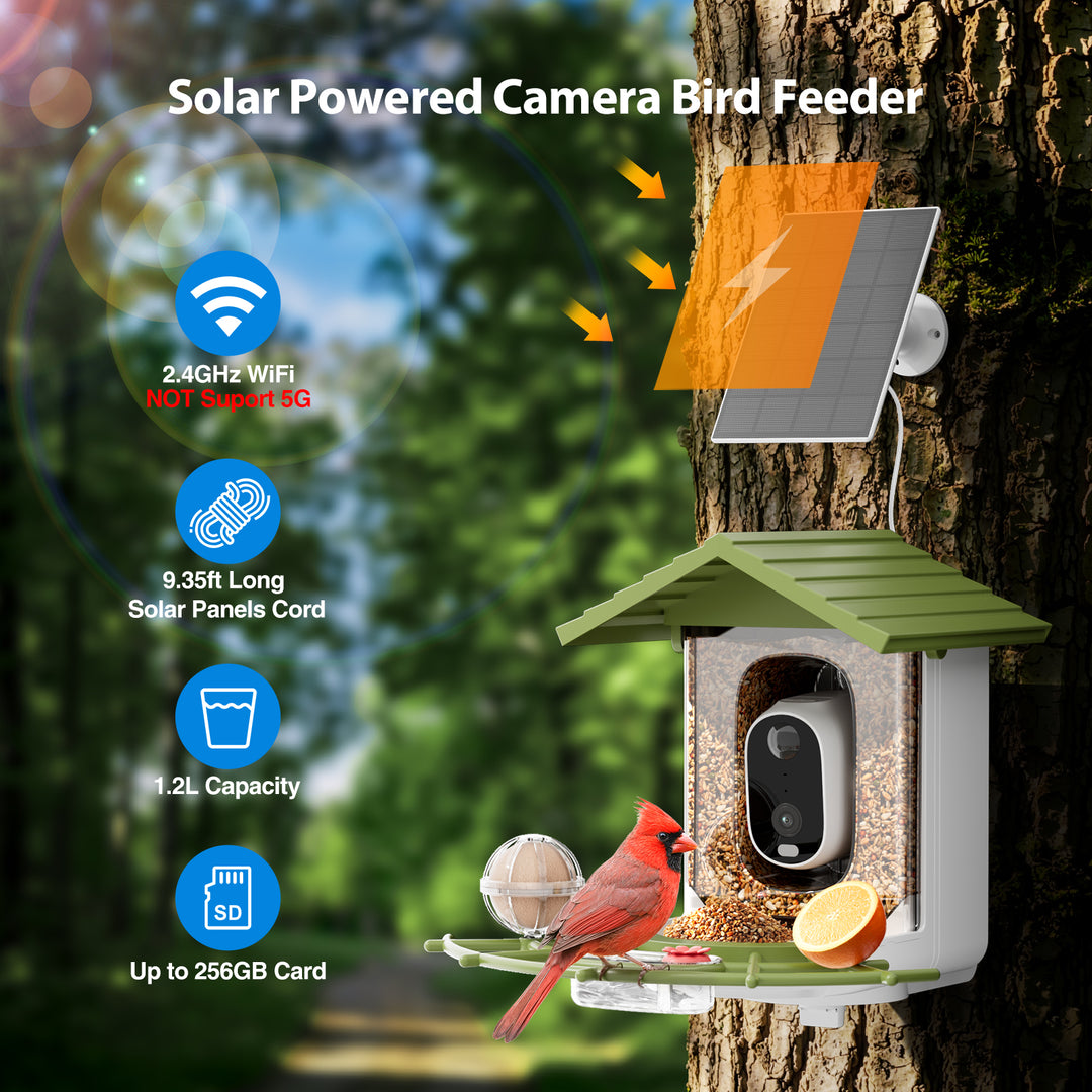 Onforu Smart Bird Feeder with Camera