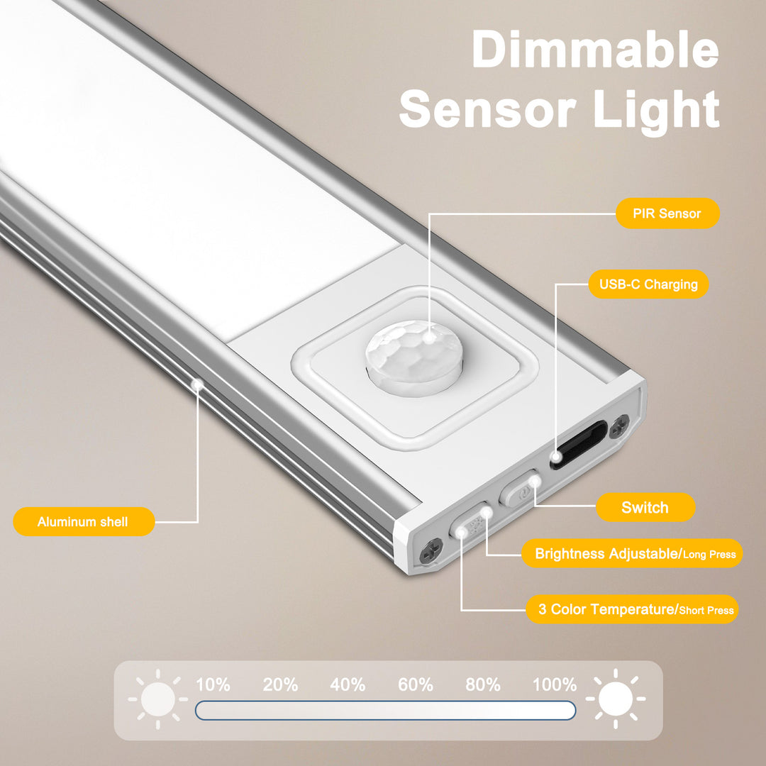 Onforu Wireless Rechargeable LED Under Cabinet Light