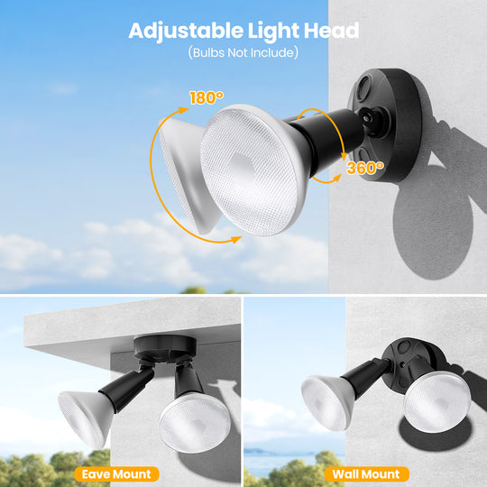 Onforu Adjustable Twin Par Holder 2 Pack BD123