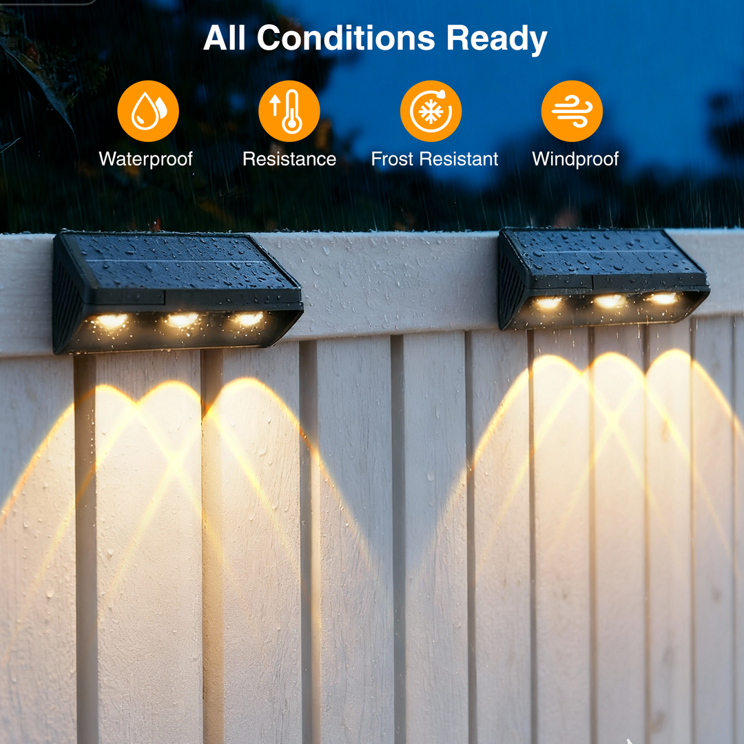 Onforu LED Solar Fence Lights PD001