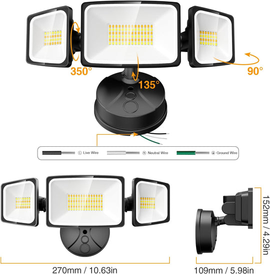 Onforu 65W Smart WIFI LED Security Light