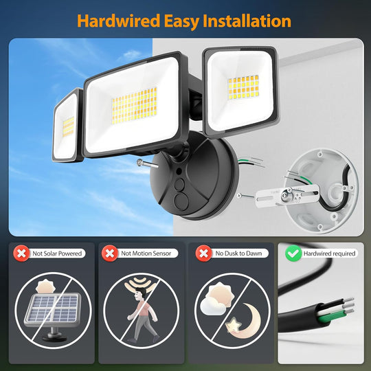Onforu 65W Smart WIFI LED Security Light