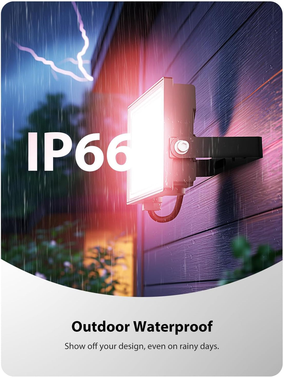 Onforu 150W RGBW Flood Light with Remote FG168