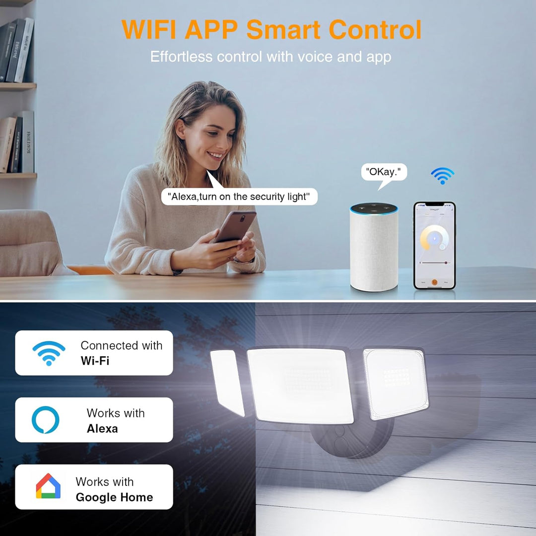 Onforu 65W Smart WIFI LED Security Light