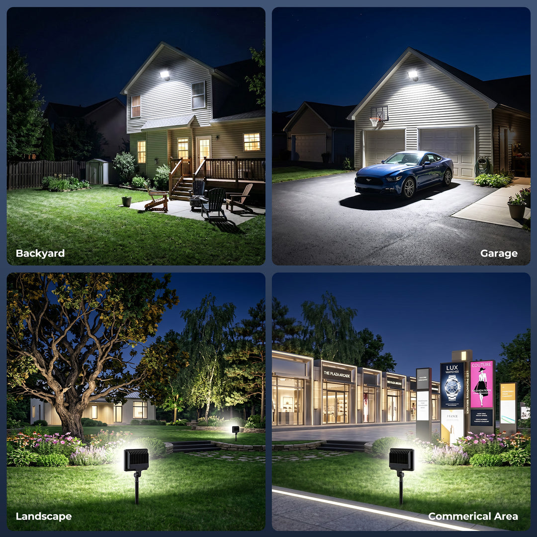 Onforu 90W LED Flood Lights with Knuckle Mount 2 Pack FG182