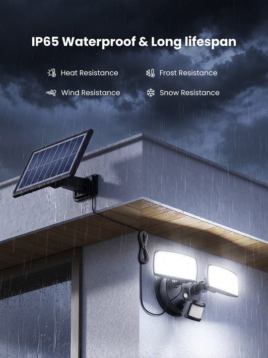 Onforu 36W Dual Heads Solar LED Security Lights TY30