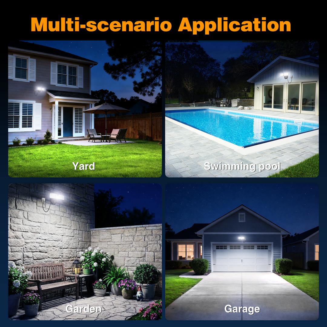 Onforu 32W LED Dusk to Dawn Security Lights