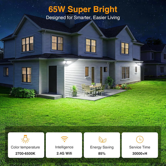 Onforu 65W Smart WIFI LED Security Light