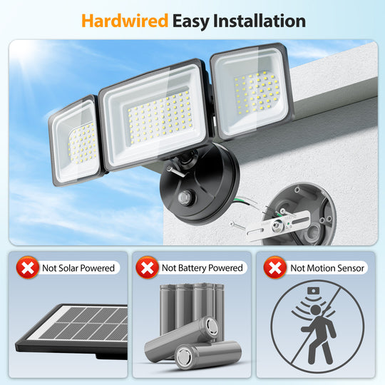 Onforu 130W Dusk to Dawn LED Security Lights BD64