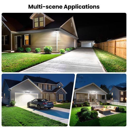 Onforu 150W 5 Heads LED Security Lights BD130