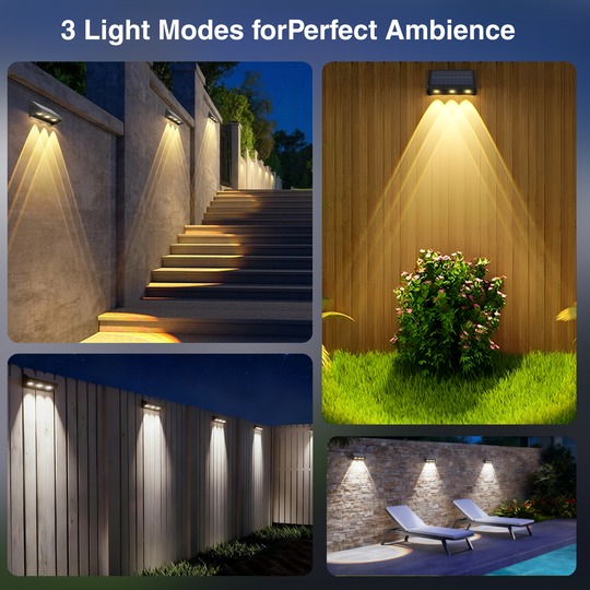 Onforu LED Solar Fence Lights PD001