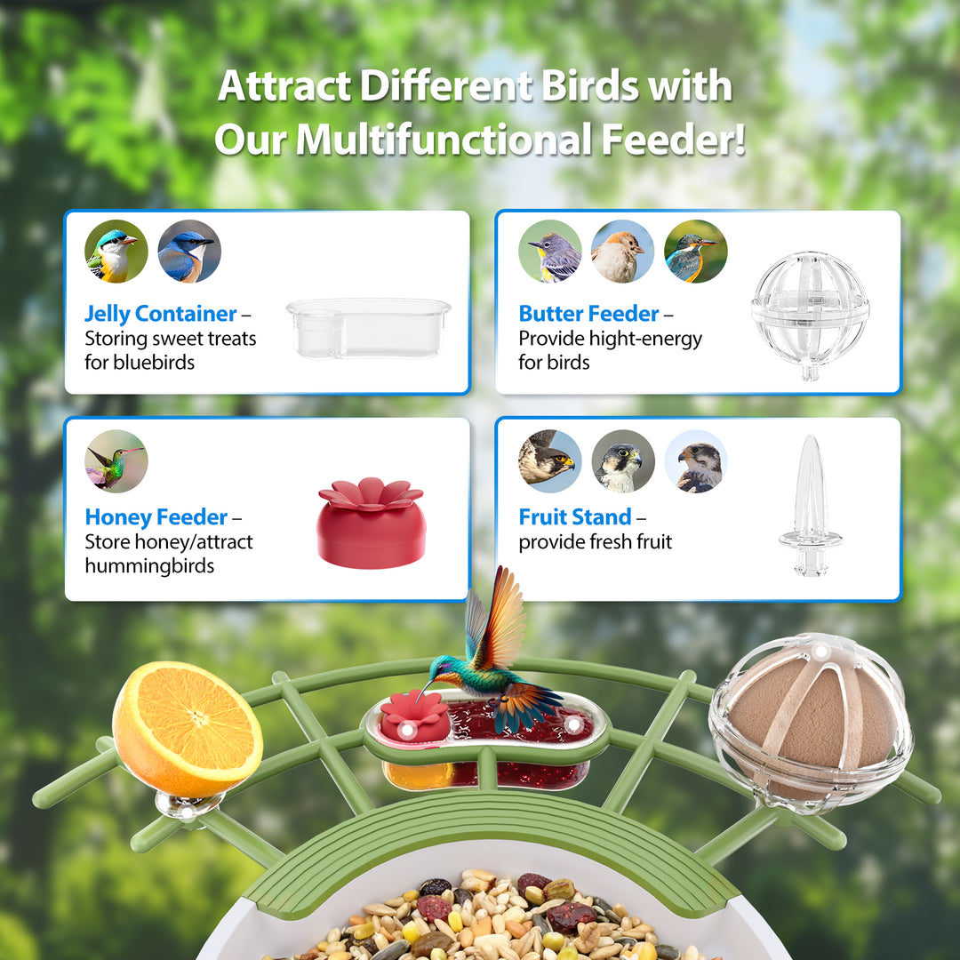 Onforu Smart Bird Feeder with Camera