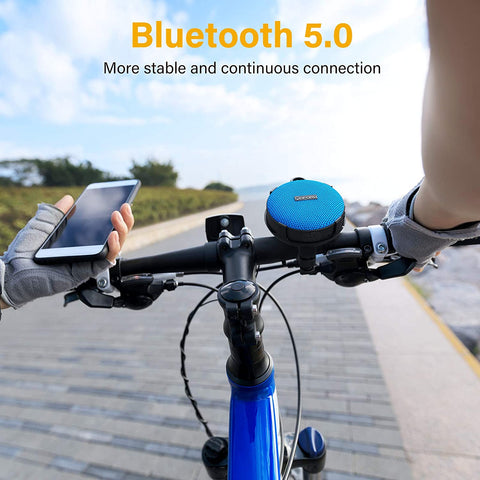 Onforu Waterproof Bluetooth Bike Speaker for Cycling