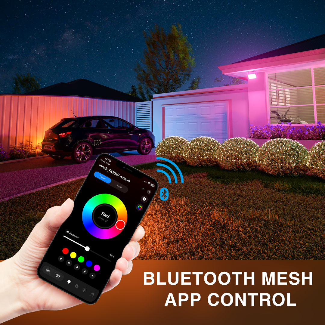 color changing flood light bluetooth control