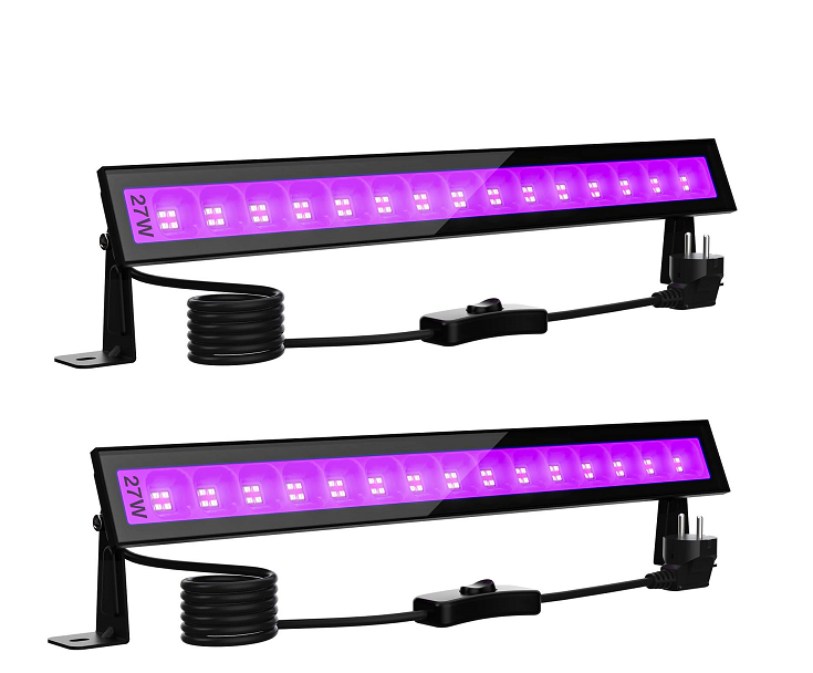 Onforu 27W Black LED Light Bar CT28 for EU Plug