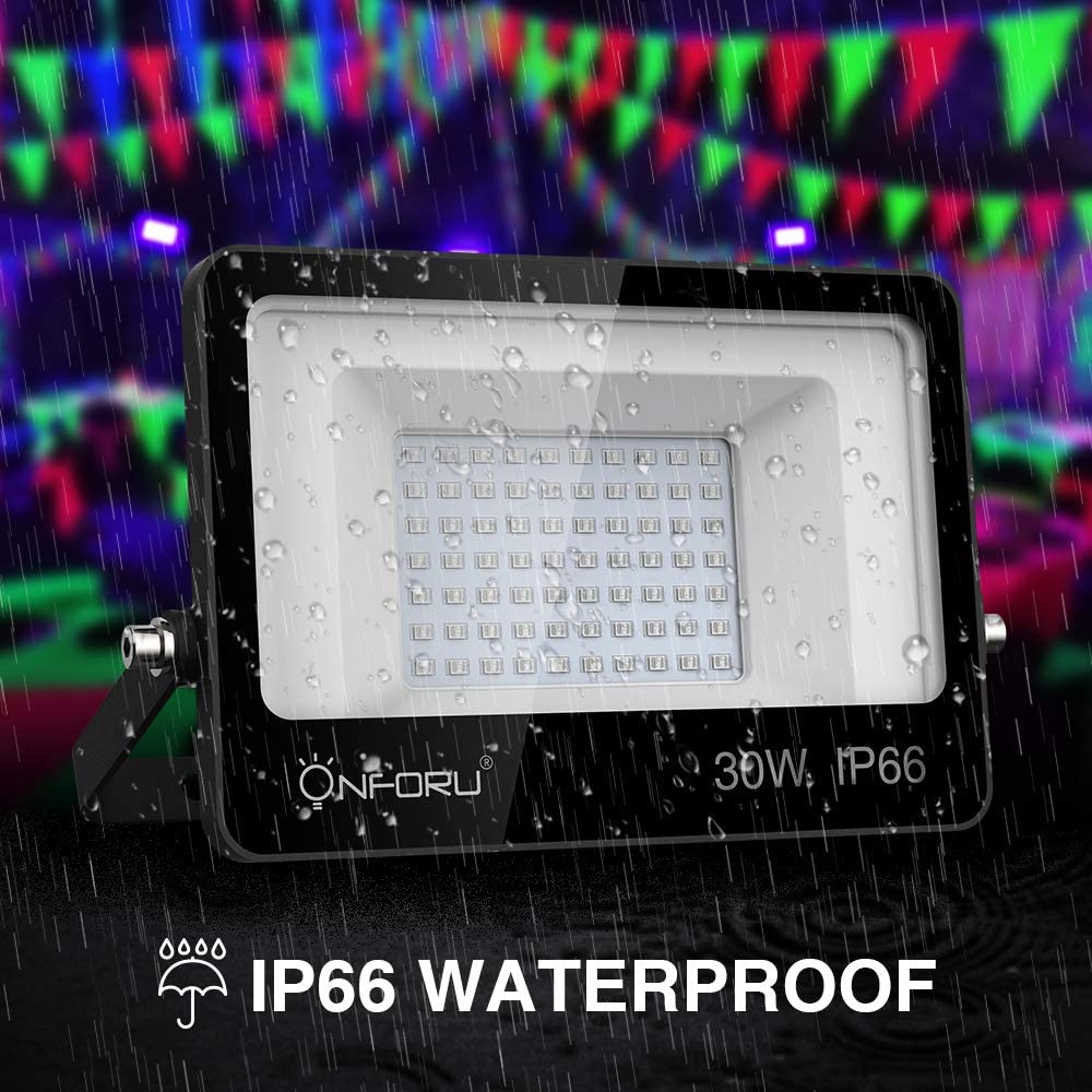 30W Fluorescent Black Light LED Flood Lights Waterproof