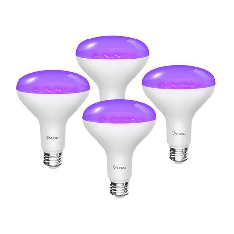 Bright 15W UV Black Light LED Bulbs 4 Pack