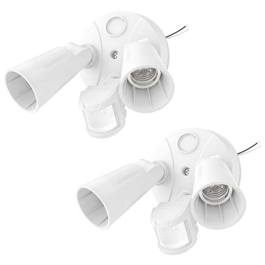 Onforu Dual Heads Motion Sensor Flood Light Fixtures BD156