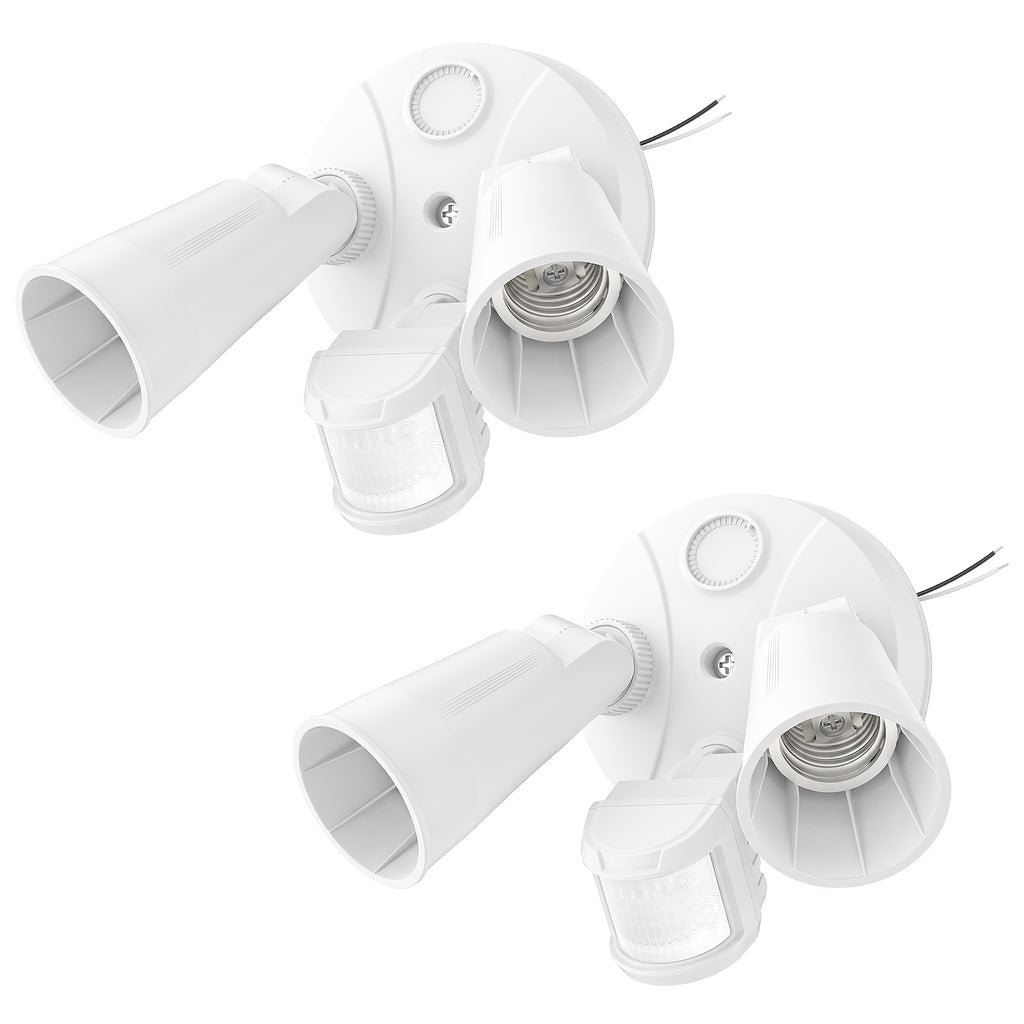 Onforu Dual Heads Motion Sensor Flood Light Fixtures BD156