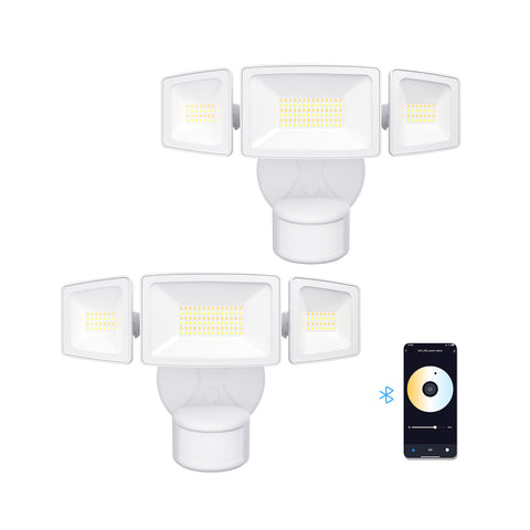 Onforu 55W Motion Sensor LED Security Light White 2 Pack
