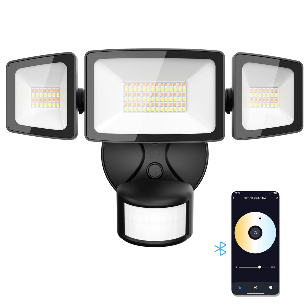 Onforu 55W Motion Sensor LED Security Light Bluetooth Control