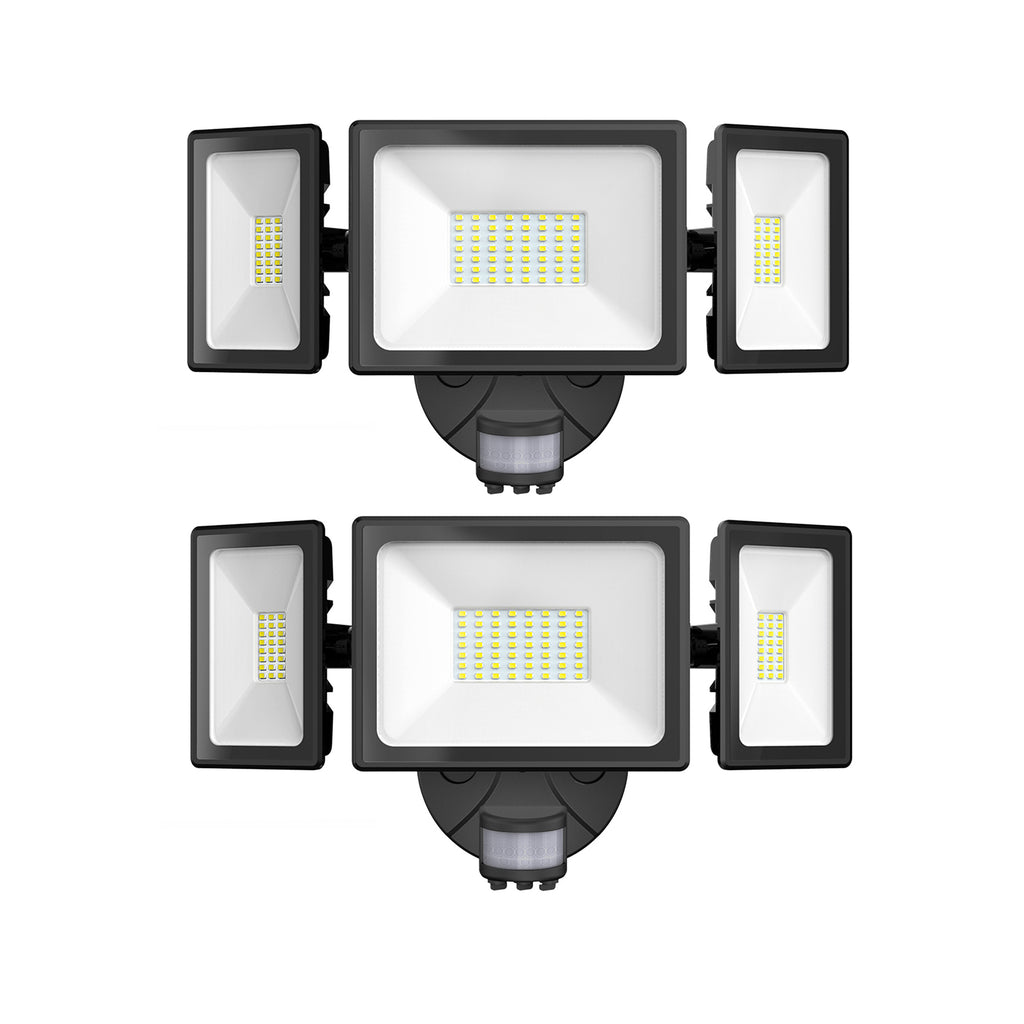 Onforu 70W Outdoor Motion Detector LED Lights Black 2 Pack