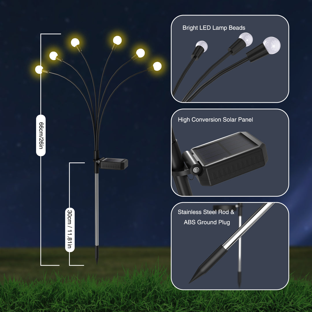 Onforu Solar Fireflies Lights 2 Pack for EU