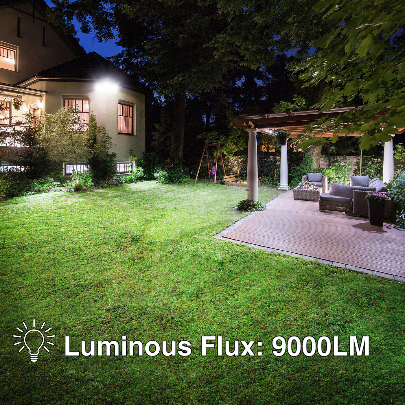Onforu 100W LED Security Light BD62