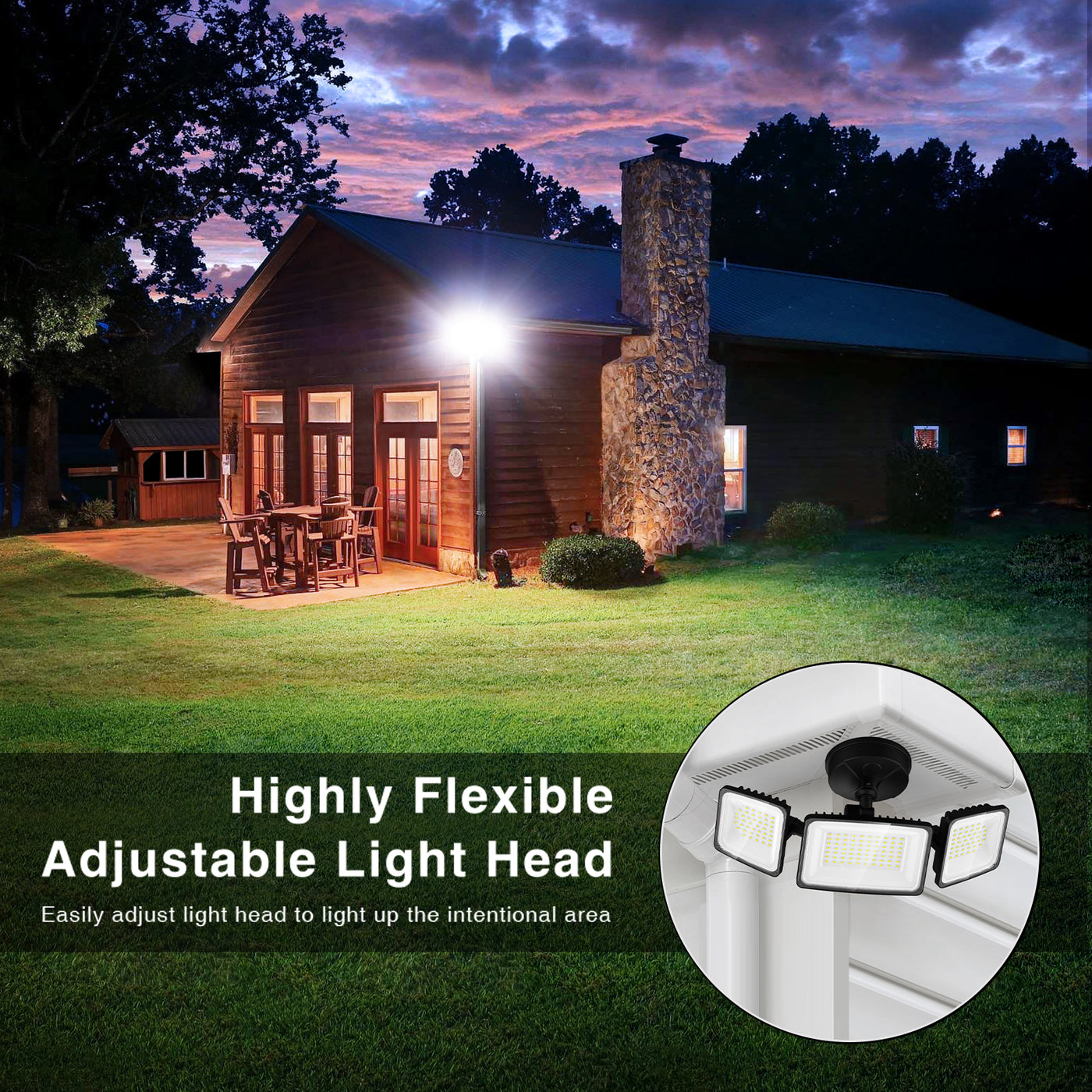 Onforu 100W LED Security Light BD62