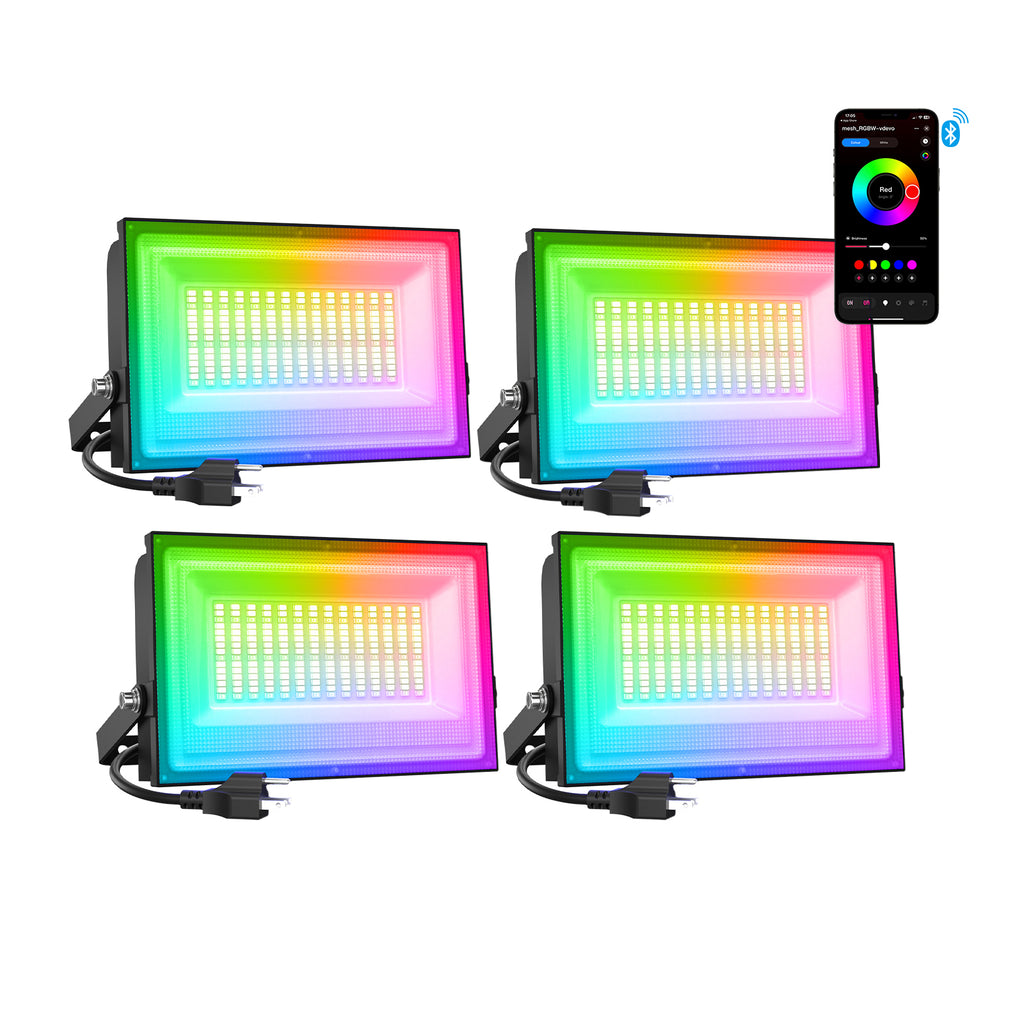 Onforu 50W Bluetooth RGB LED Flood Lights FG128