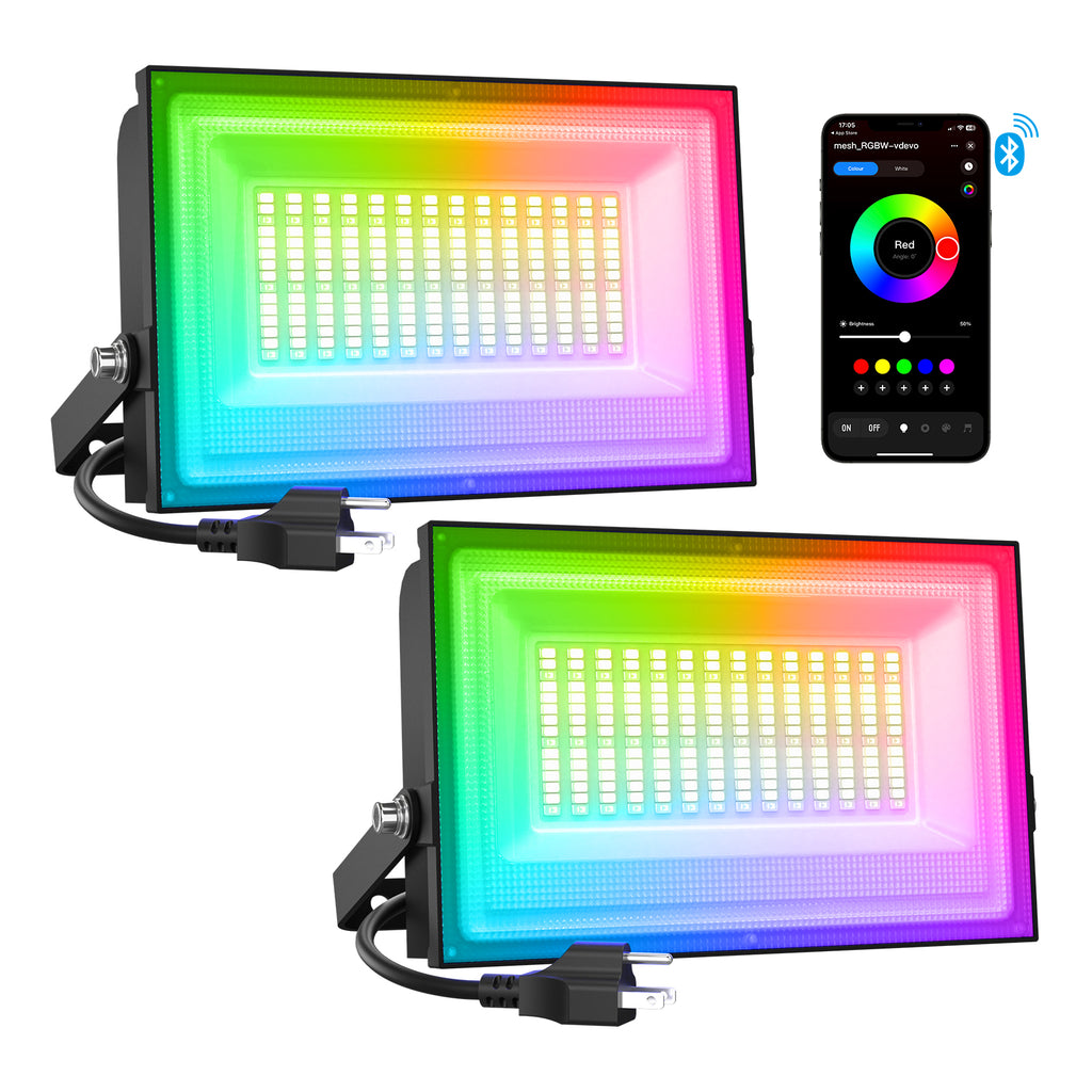 Onforu 50W Bluetooth RGB LED Flood Lights FG149 - Main Image