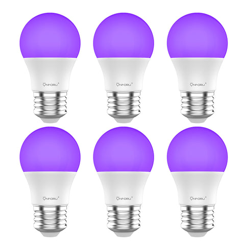 15W Black Lights LED Bulbs 6 Pack