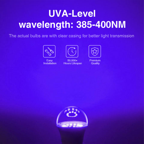 Best 15W UV Black Light LED Bulbs 385-400nm