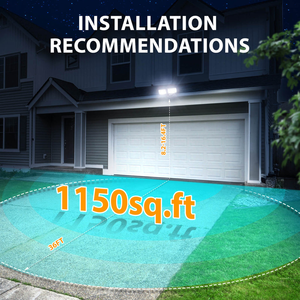 Onforu 32W Dusk to Dawn LED Security Light BD98