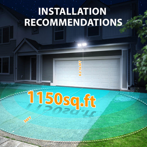 Onforu 32W Dusk to Dawn LED Security Light BD98