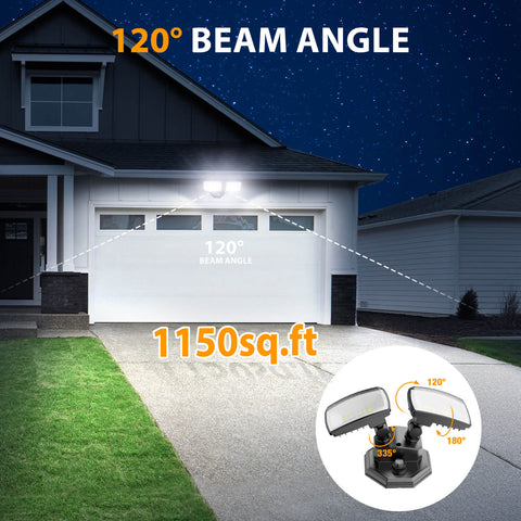 Onforu 32W Dusk to Dawn LED Security Light BD98