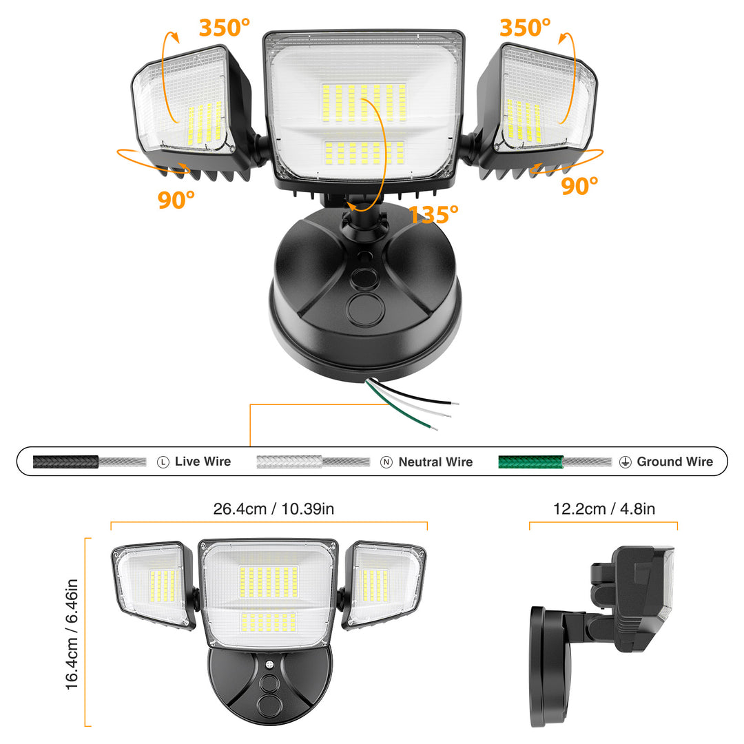 Onforu 65W Smart LED Security Lights BD115