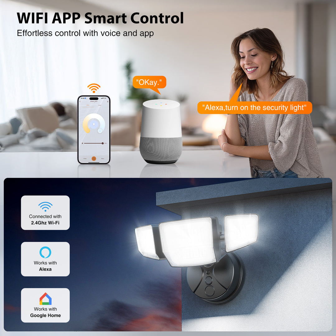 Onforu 65W Smart LED Security Lights BD115