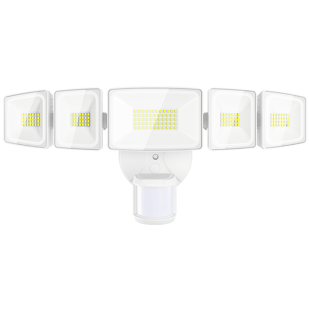 Onforu 5 Heads 120W Motion Sensor & Dusk to Dawn LED Security Light BD80