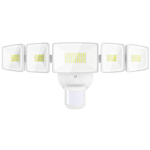 Onforu 5 Heads 120W Motion Sensor & Dusk to Dawn LED Security Light BD80