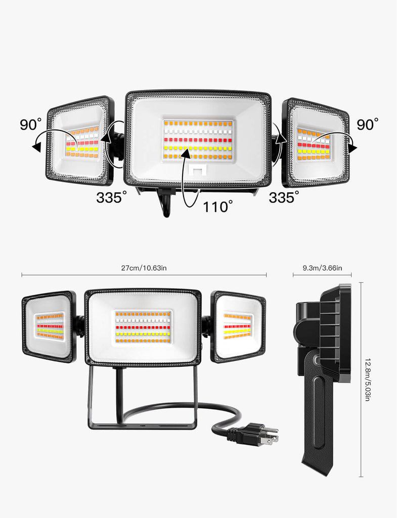 Onforu 50W RGBW LED Security Lights BD93