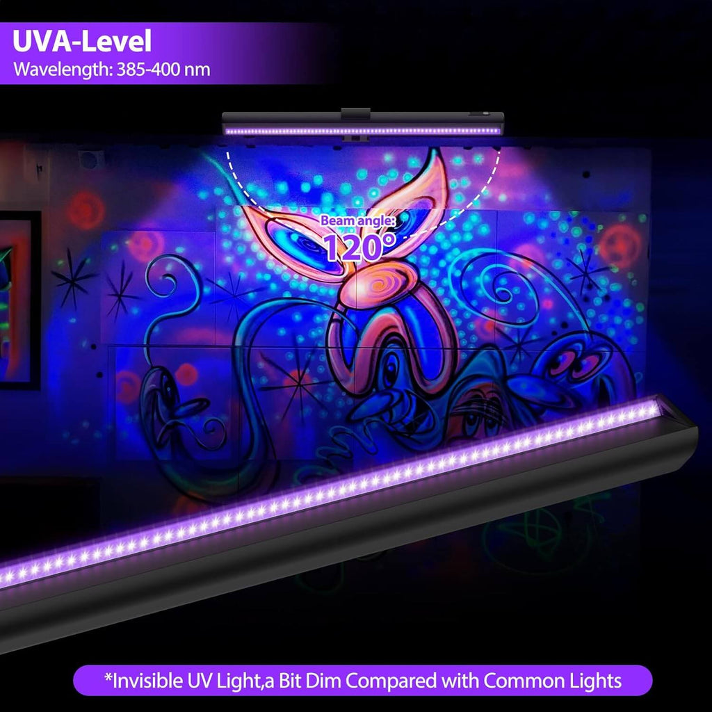 Onforu Rechargeable LED Black Light Bar CG07