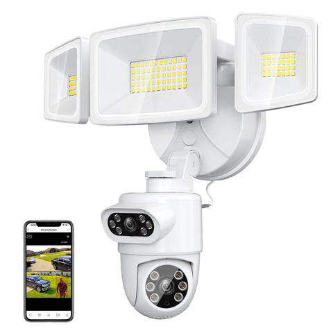 Onforu Dual Lens 55W LED Motion Sensor Floodlight Camera SX07