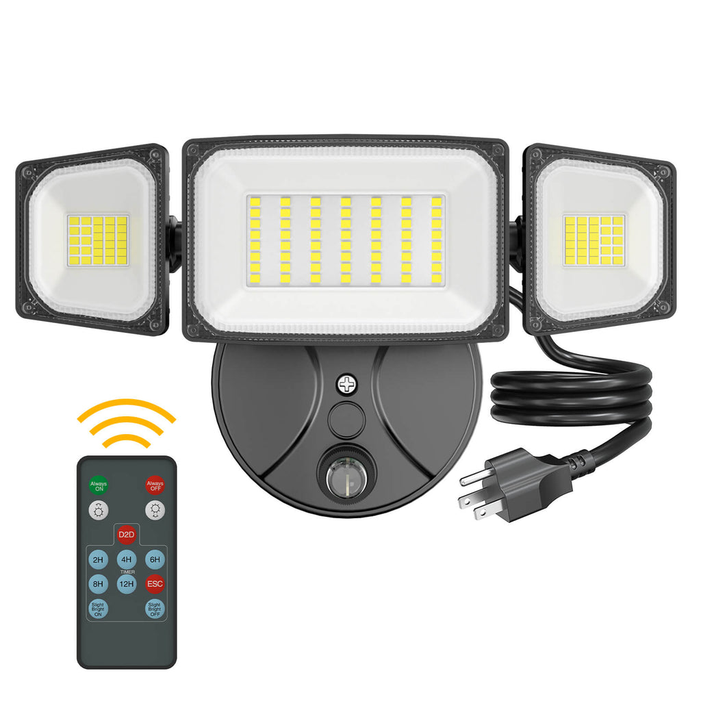 Onforu 60W Dusk to Dawn LED Security Light with Plug BD89