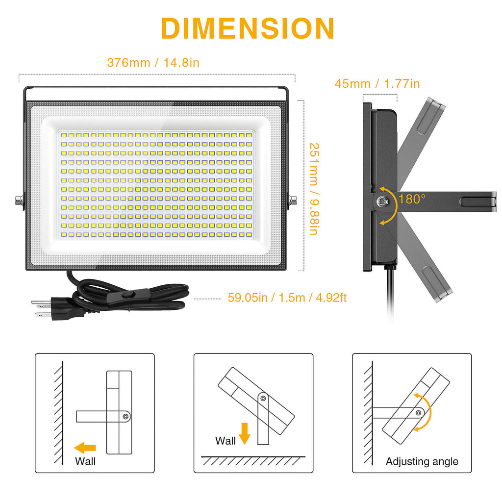 Onforu 300W LED Flood Light FG152