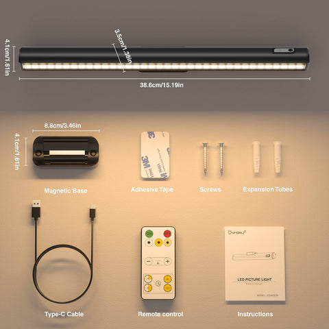 Onforu 5W Rechargeable Magnetic LED Light Bar CG08